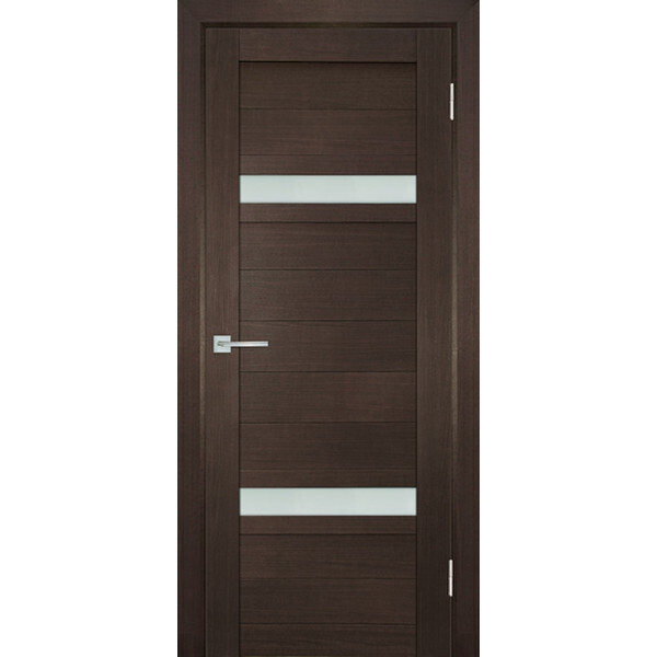 Межкомнатная дверь Graf ТЕХНО-705 белый сатинат Венге (2000 х 900)