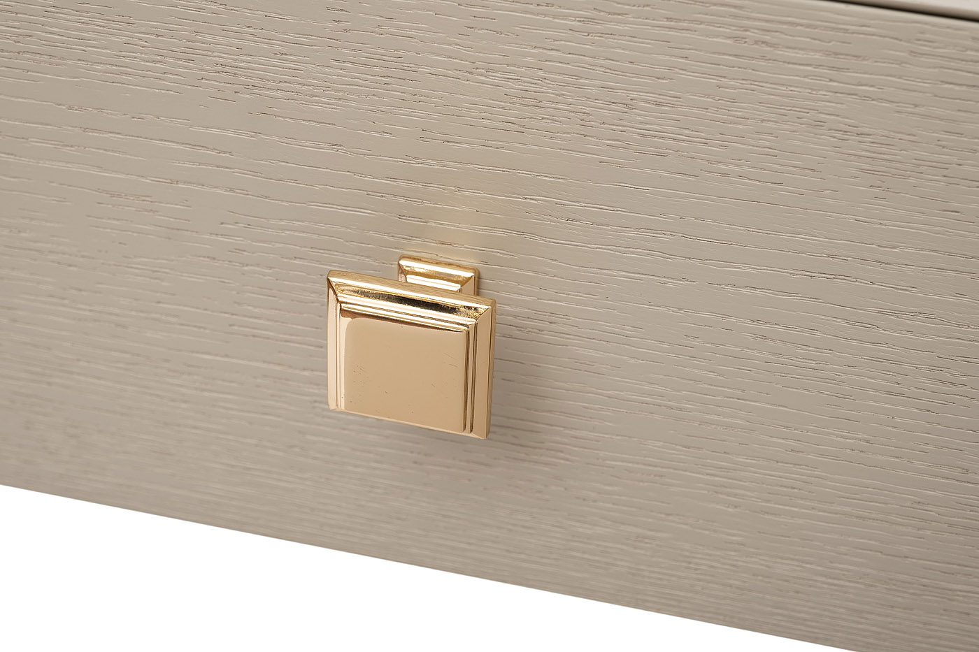 Консоль с 2мя ящиками серая/золото Garda Decor KFG165