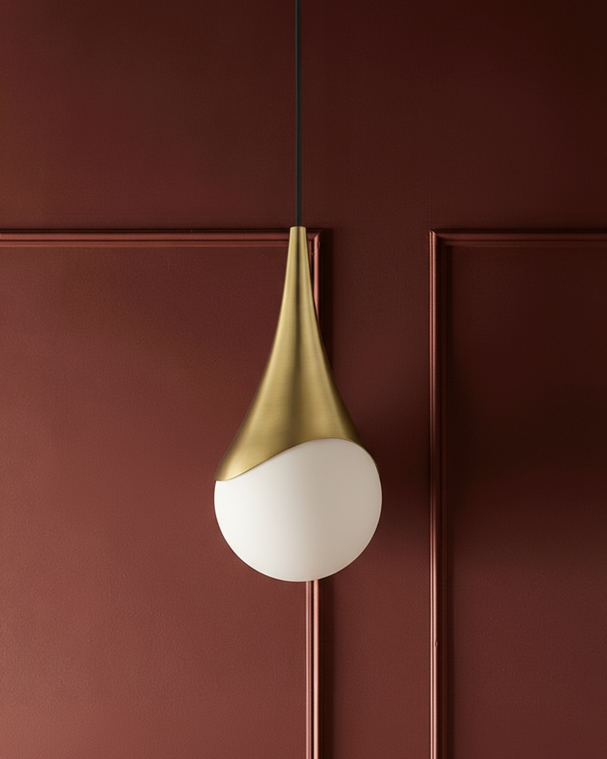 Золотой подвесной светильник Алто Louvre Home LPN400325XNP