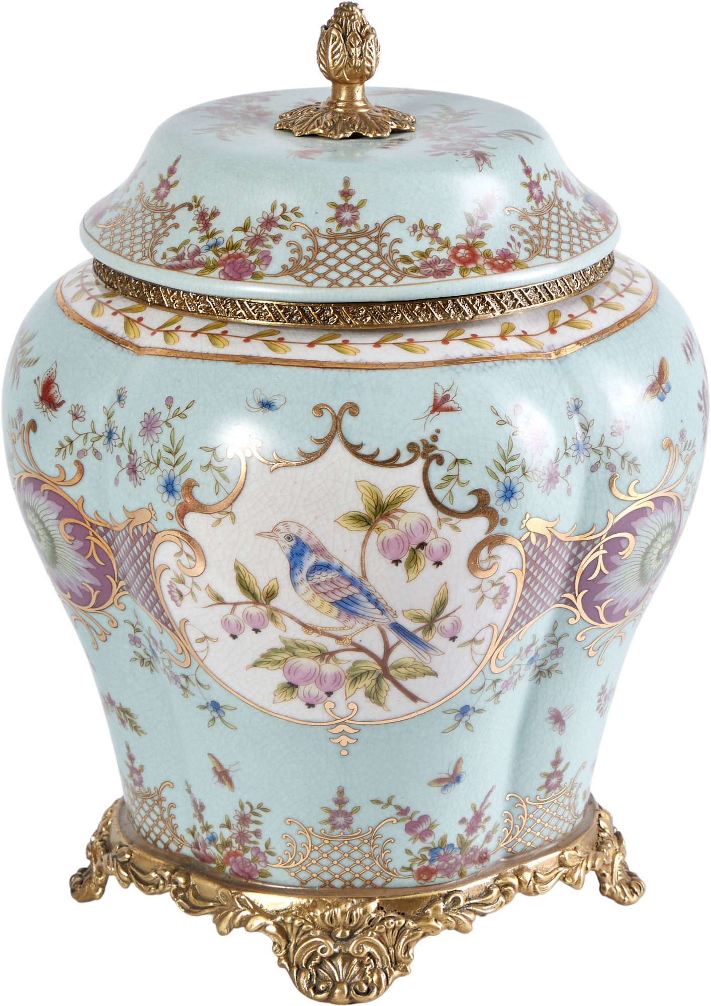 Ваза с крышкой Glasar A1215HC/LG3042K