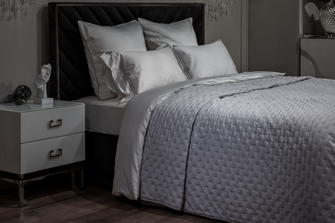 Покрывало Астро серое Garda Decor 177HON-22260