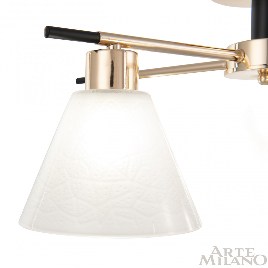 Люстра с плафонами 322119/3 FG+BK Arte Milano