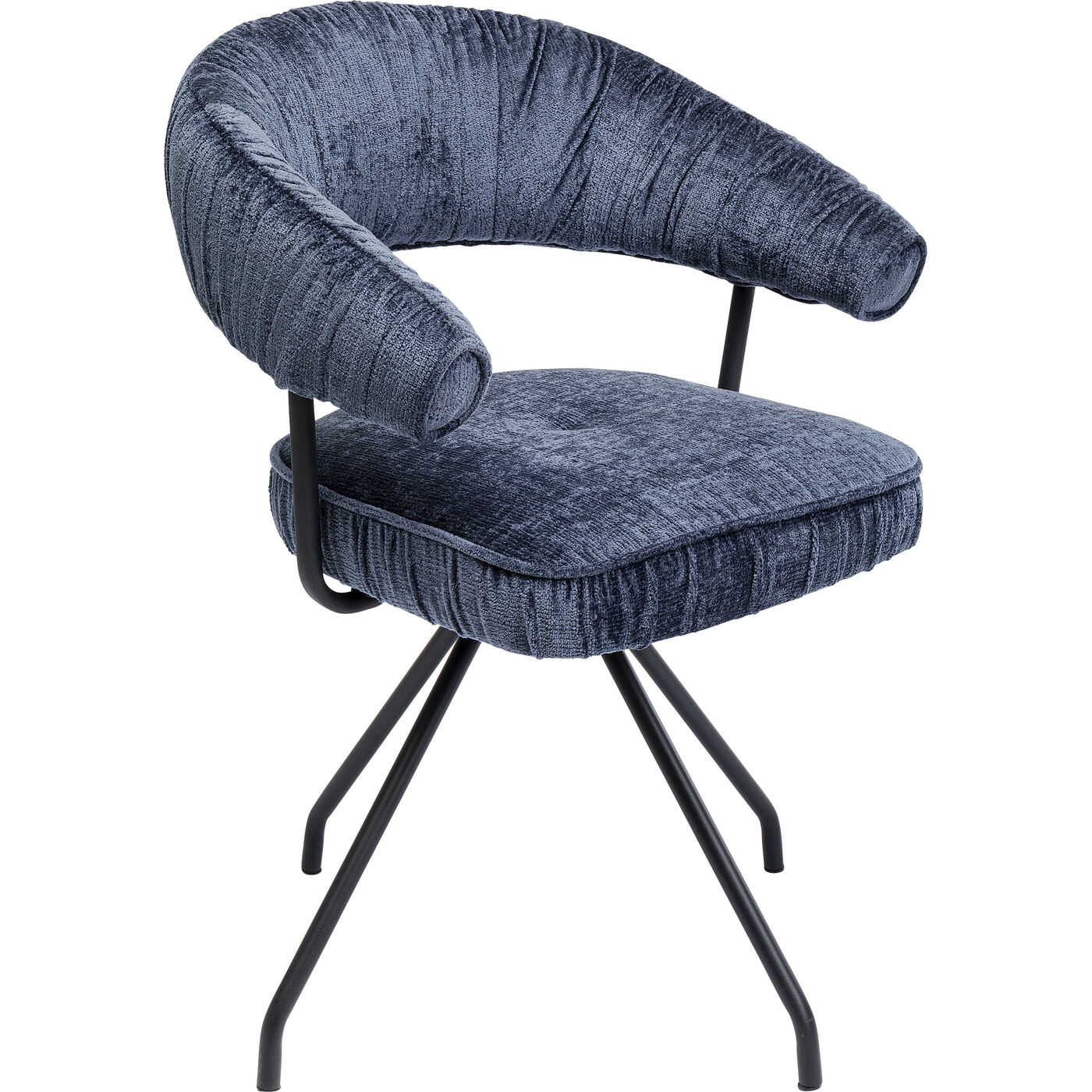 Стул вращающийся Arabella Blue KARE 87359