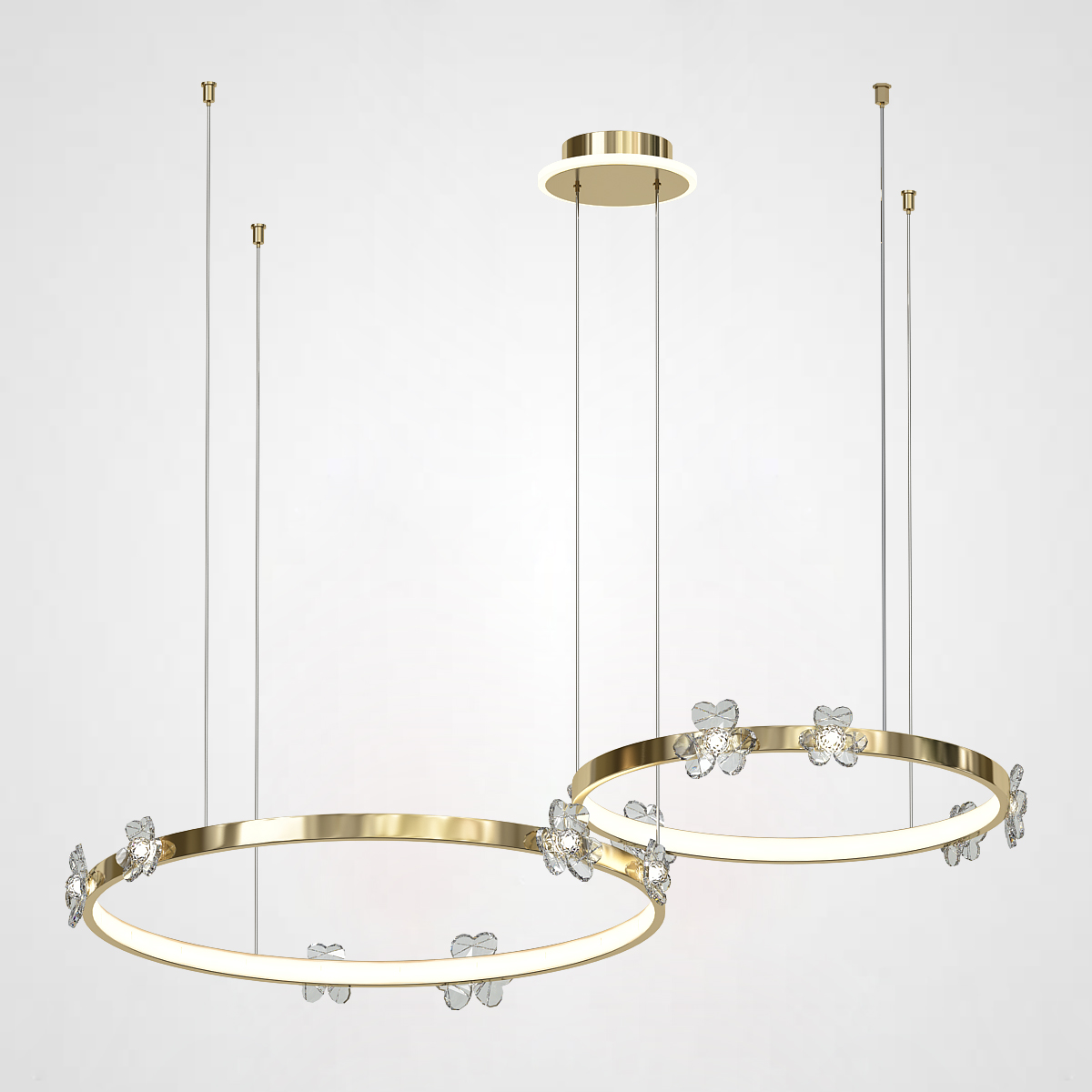 Подвесная люстра CAMILIA C L115 Brass by ImperiumLoft