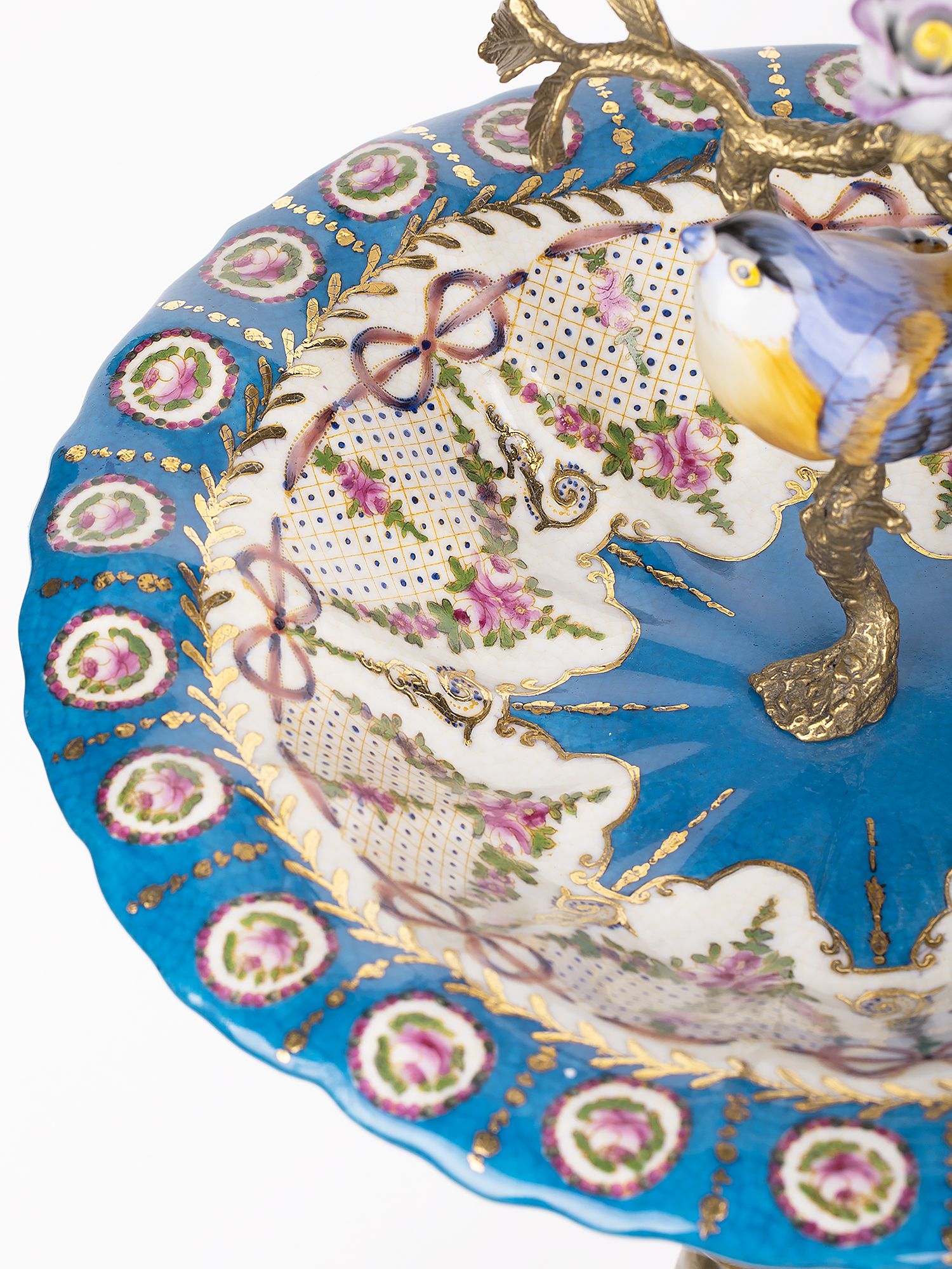 Чаша с птицами Glasar 31G2055/C573KC/NB4106