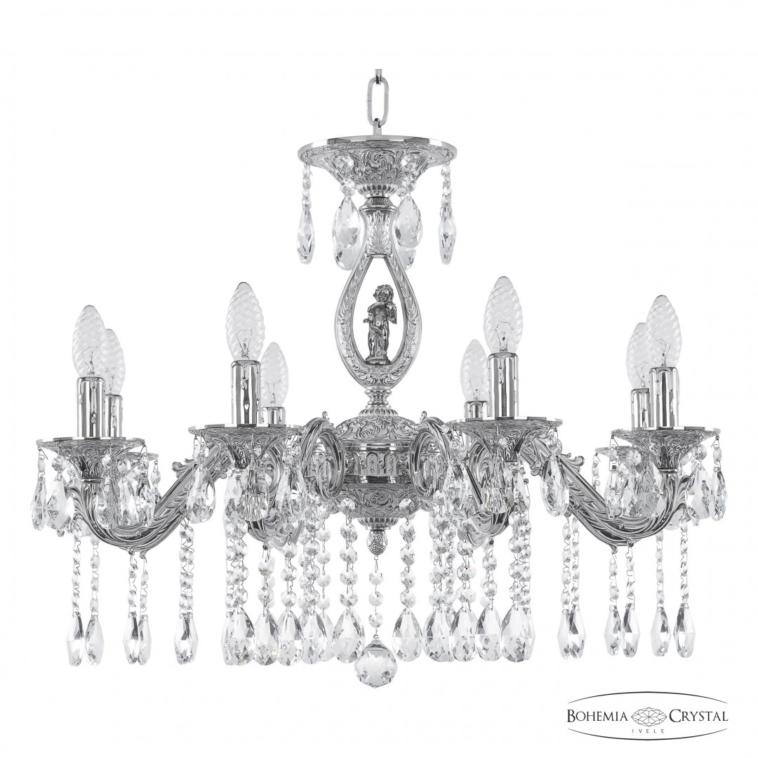 Люстра бронзовая с хрусталём 71402/8/210 A NW FA4S