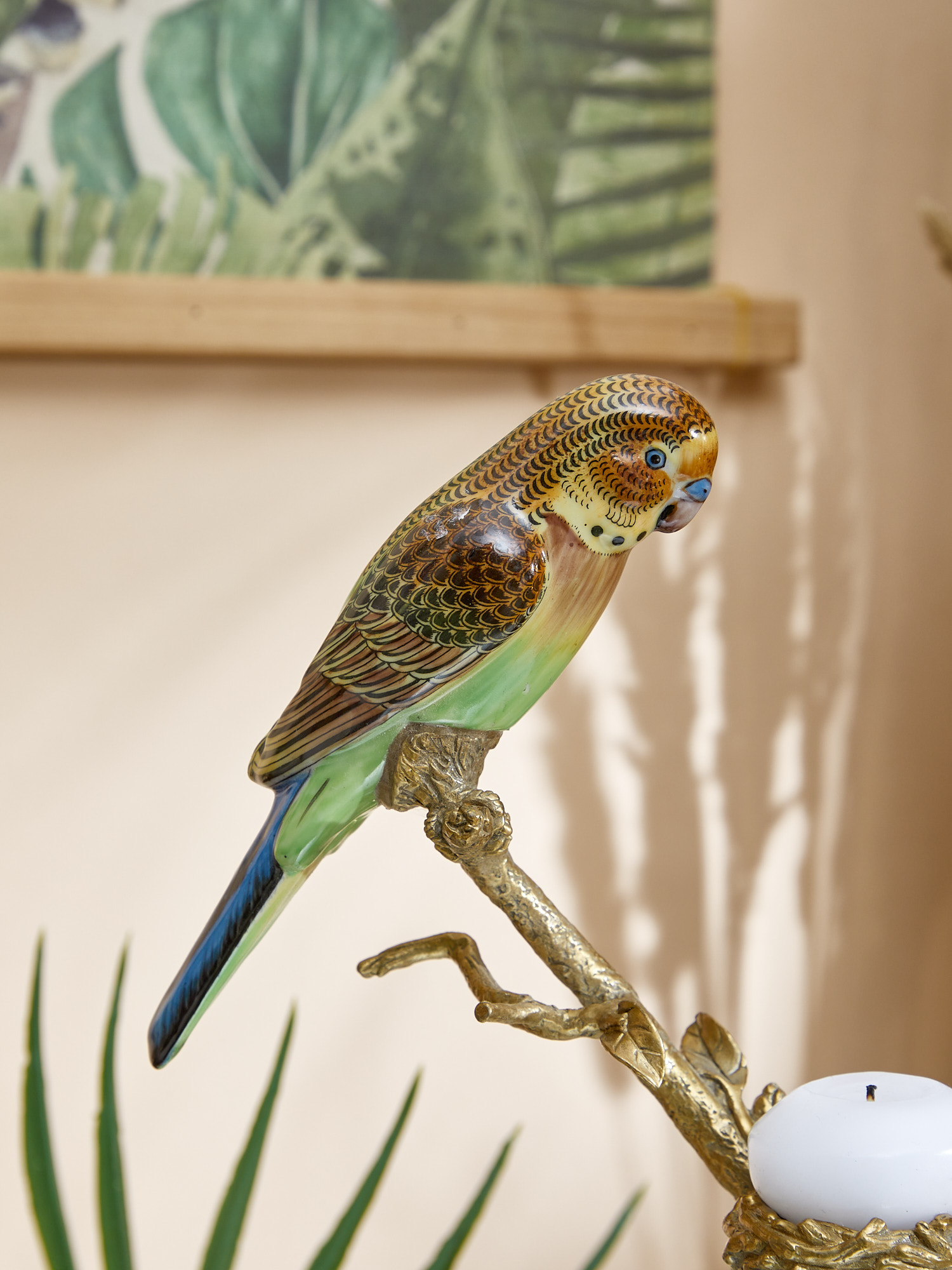 Подсвечник Птички Glasar 31G1038/F1229H/HFX1248