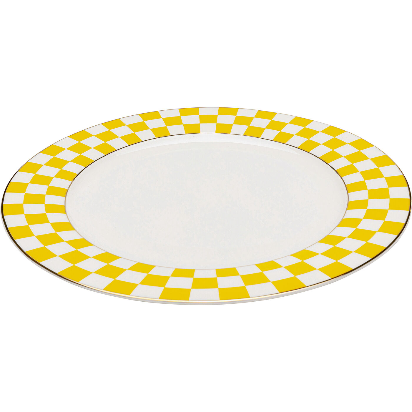 Тарелка Harlequin Yellow Ø27cm KARE 56988