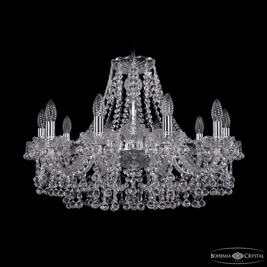 Люстра хрустальная 1409/10/240 Ni Bohemia Ivele Crystal