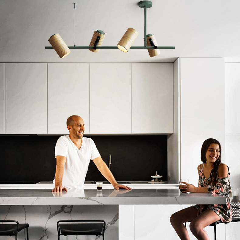 Подвесной реечный светильник BARREL A Blue by ImperiumLoft