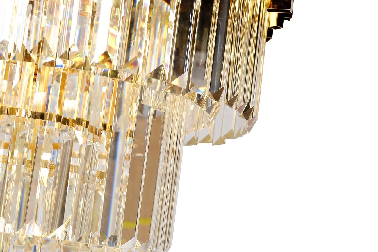 Люстра с кристаллами (золото) Garda Decor 62GDM-81008-540