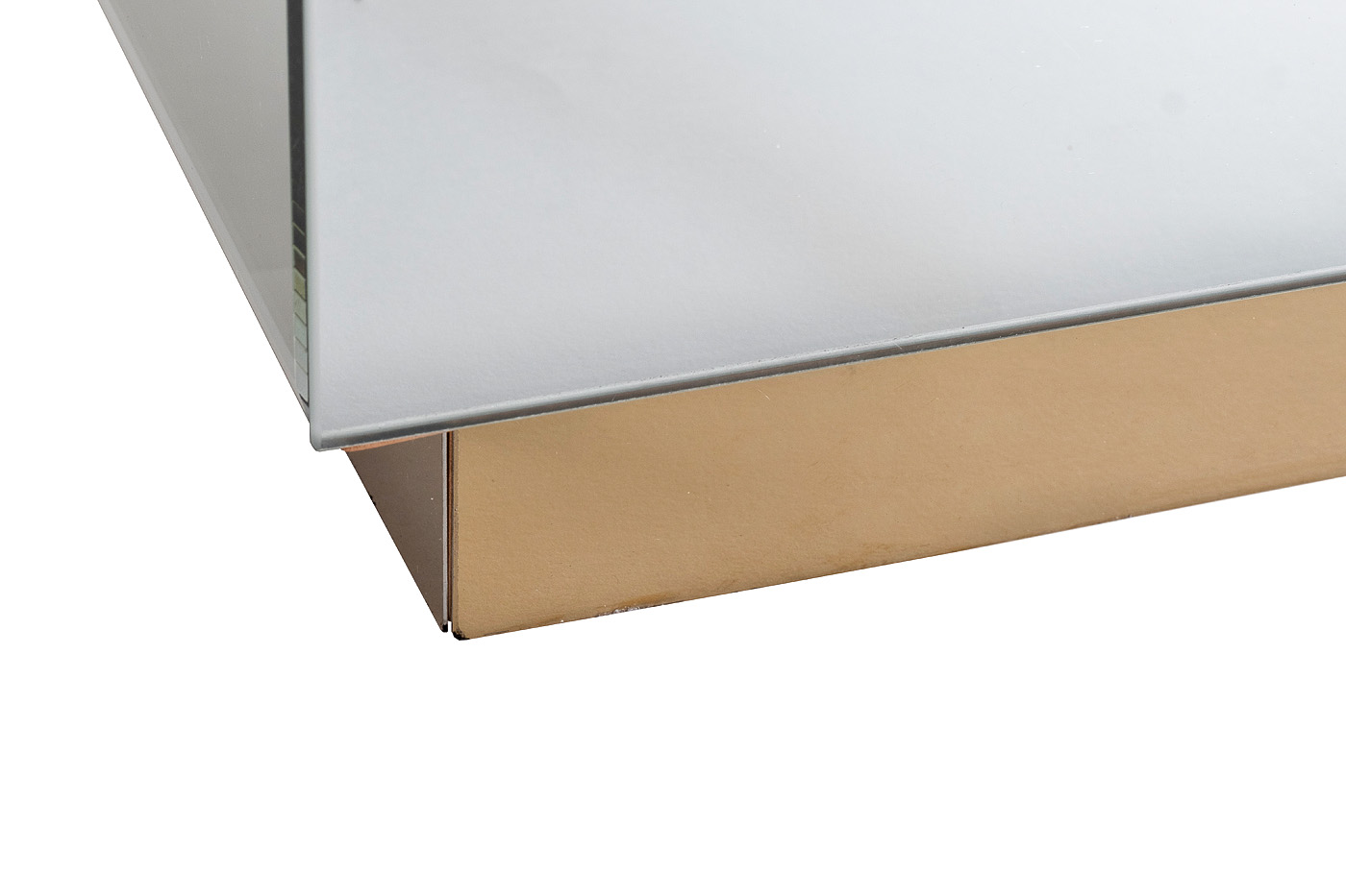 Столик журнальный зеркальный с золотым декором Garda Decor KFG198