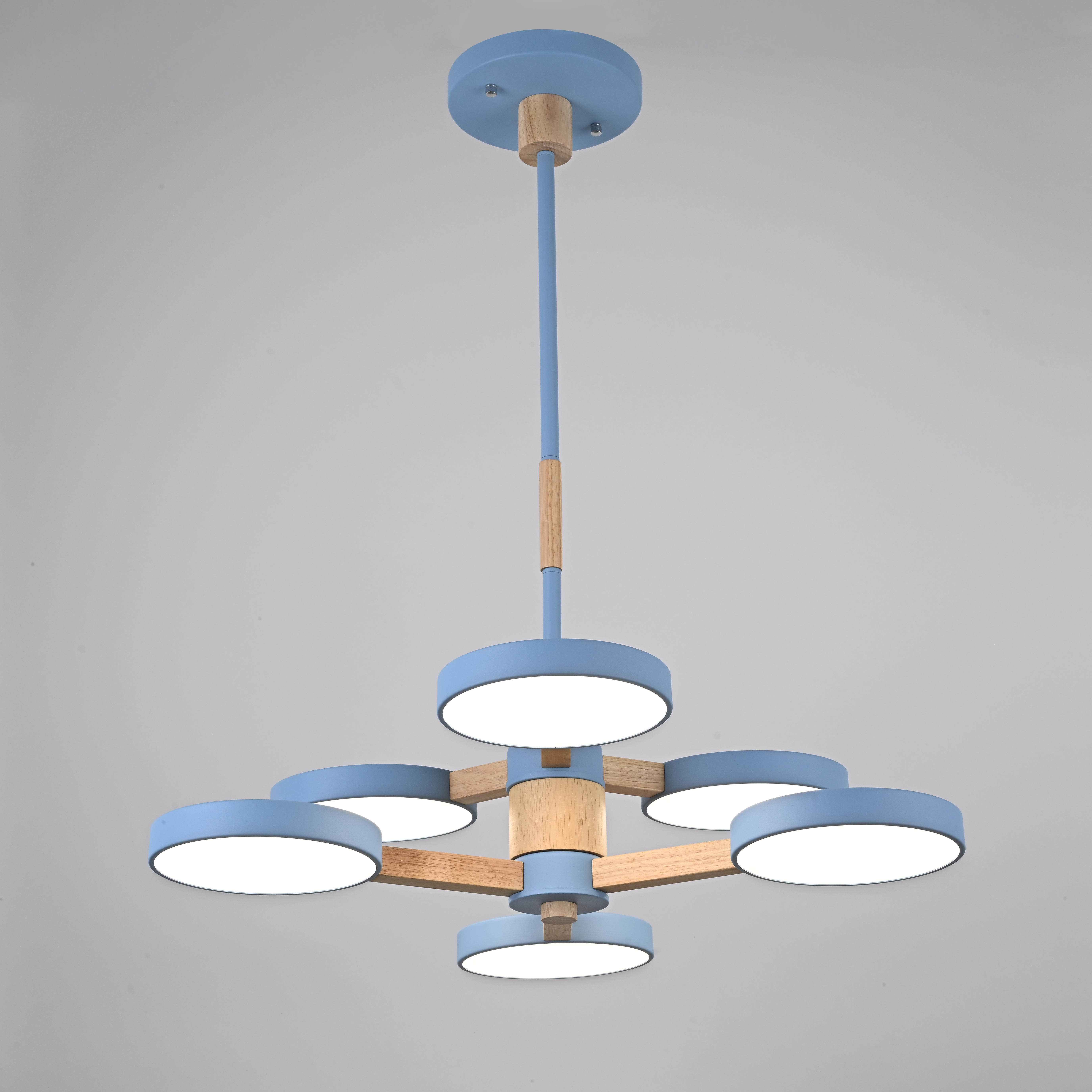 Подвесная люстра TURNA DBL L6 Blue by ImperiumLoft
