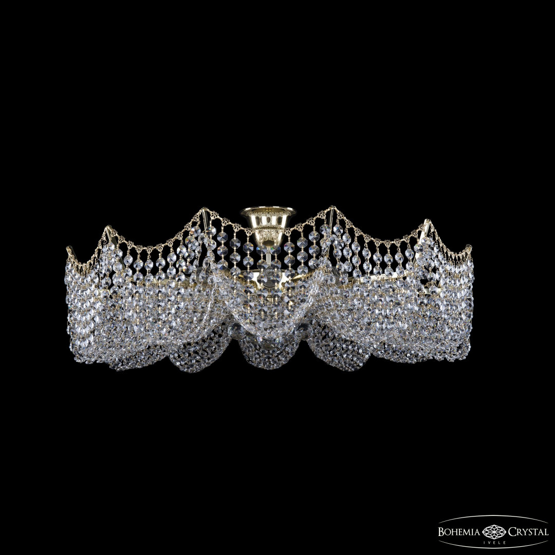 Потолочный светильник хрустальный 77081/67 G Bohemia Ivele Crystal