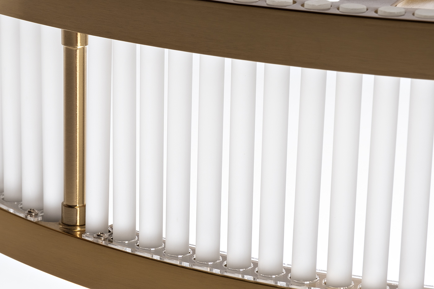 Люстра круглая стекло прозрачное/бронза Garda Decor K2KM12850