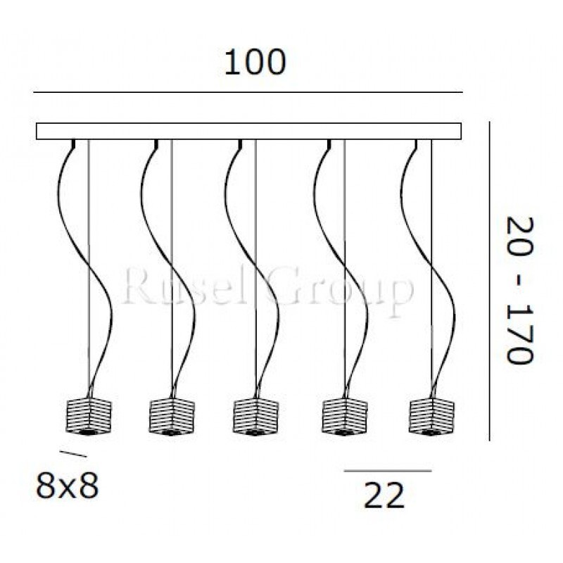 Подвесной светильник de MAJO OTTO X OTTO S5L
