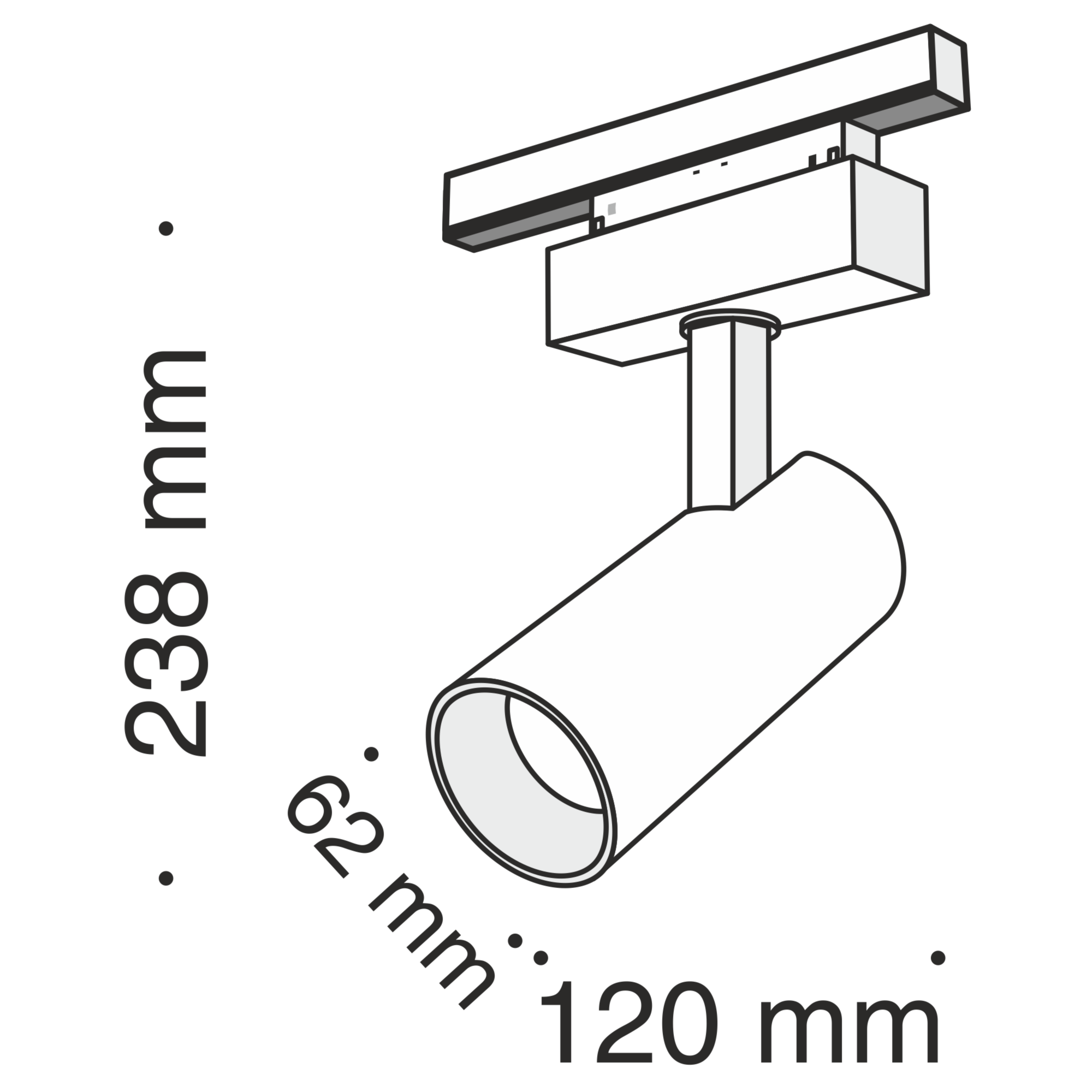 Трековый светильник Maytoni TR019-2-15W3K-B