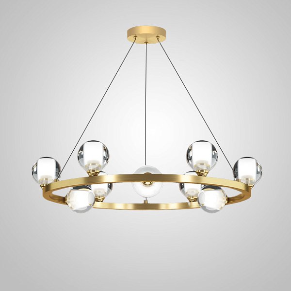 Подвесная люстра ILIANA CH D70 Brass by ImperiumLoft