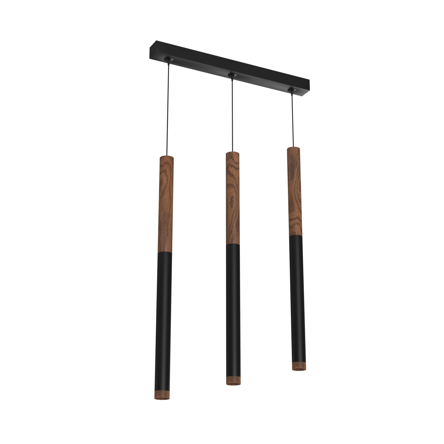 Подвесной (накладной) светодиодный светильник Ledron SAGITONY E3 T40 Wooden 300 Black