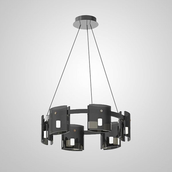 Подвесная люстра JANICE D60 Black Grey by ImperiumLoft