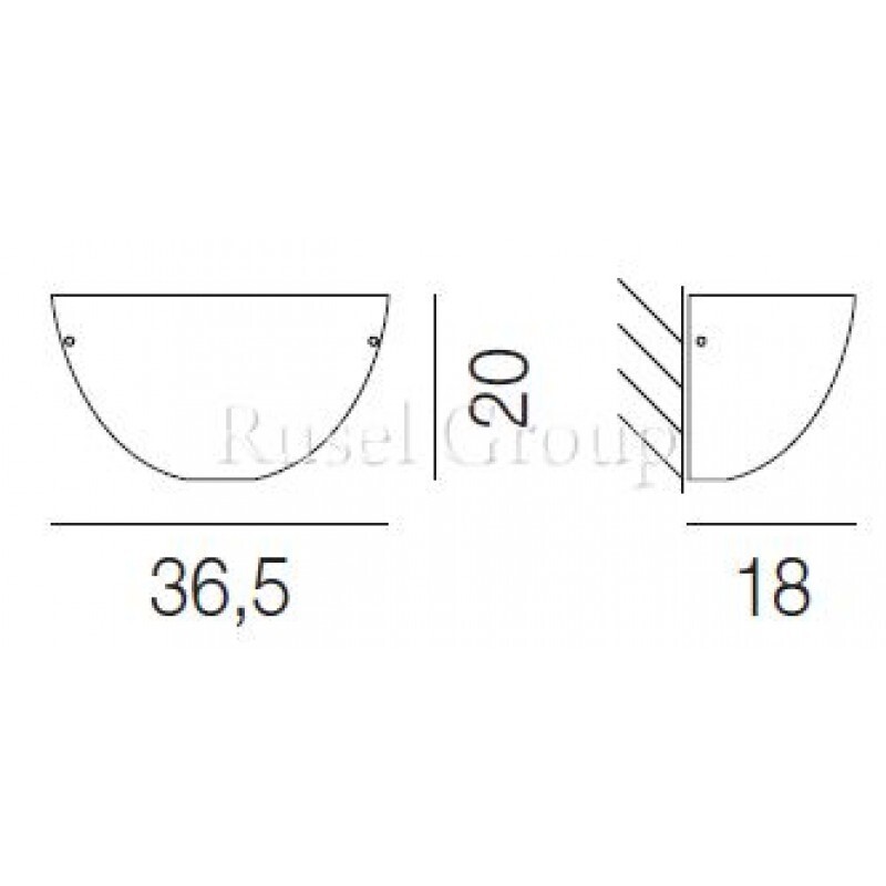 Настенный светильник Vistosi MOBY AP