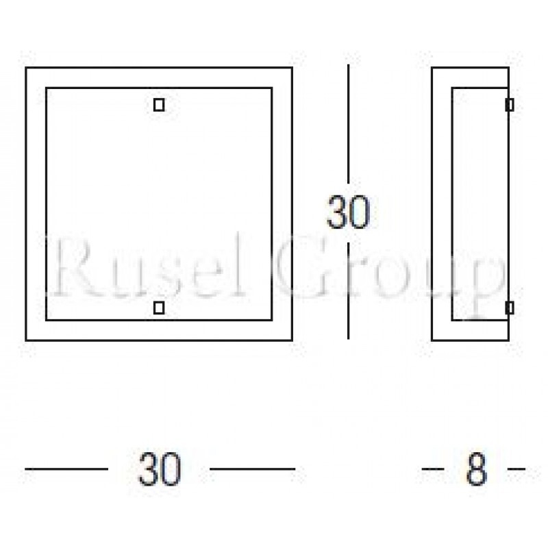 Настенно-потолочный светильник Linea Light Nove99 71200
