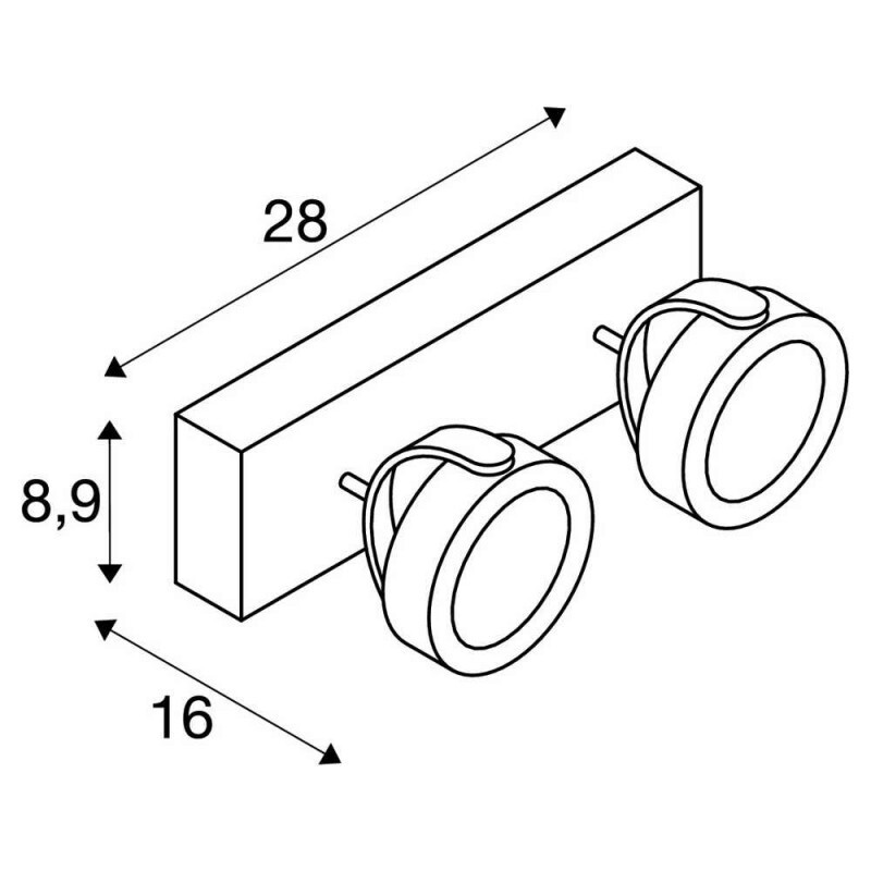 Потолочный светильник SLV 1000130