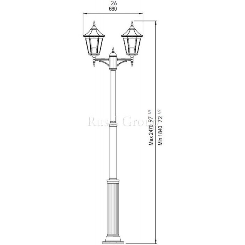 Уличный светильник Kolarz ESAGONALE 94029/2L