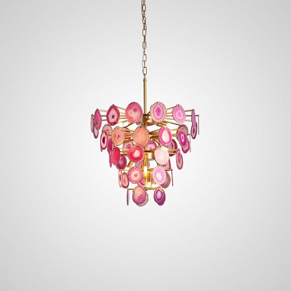Подвесная люстра AGATE D60 Pink by ImperiumLoft