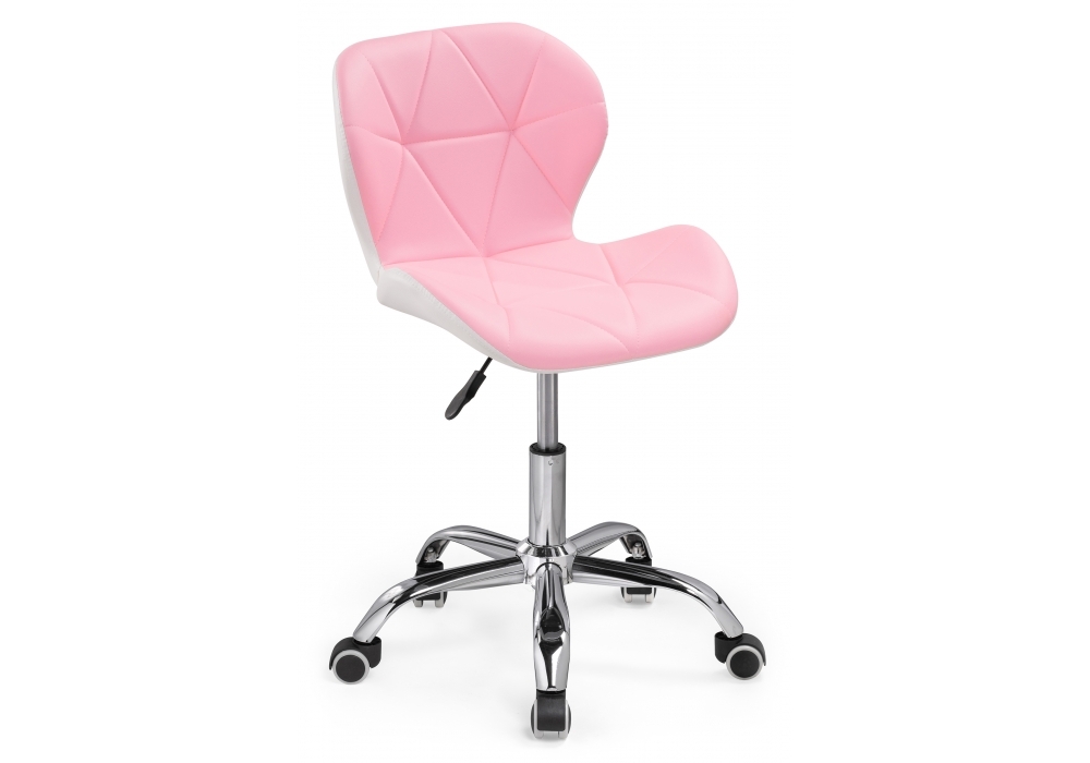 Стул Woodville Trizor whitе / pink 15337