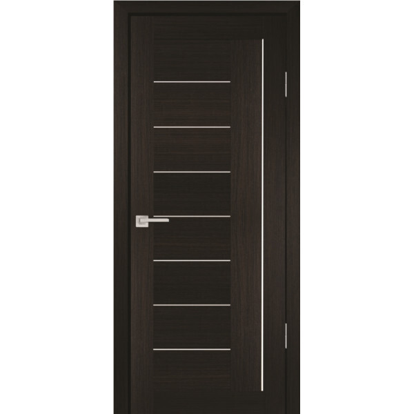 Межкомнатная дверь Graf PS-17 белый сатинат Мокко (1900 х 550)