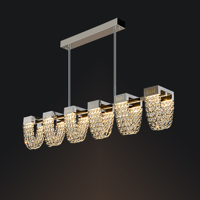 Потолочный светильник ALVARIN L L120 Chrome by ImperiumLoft