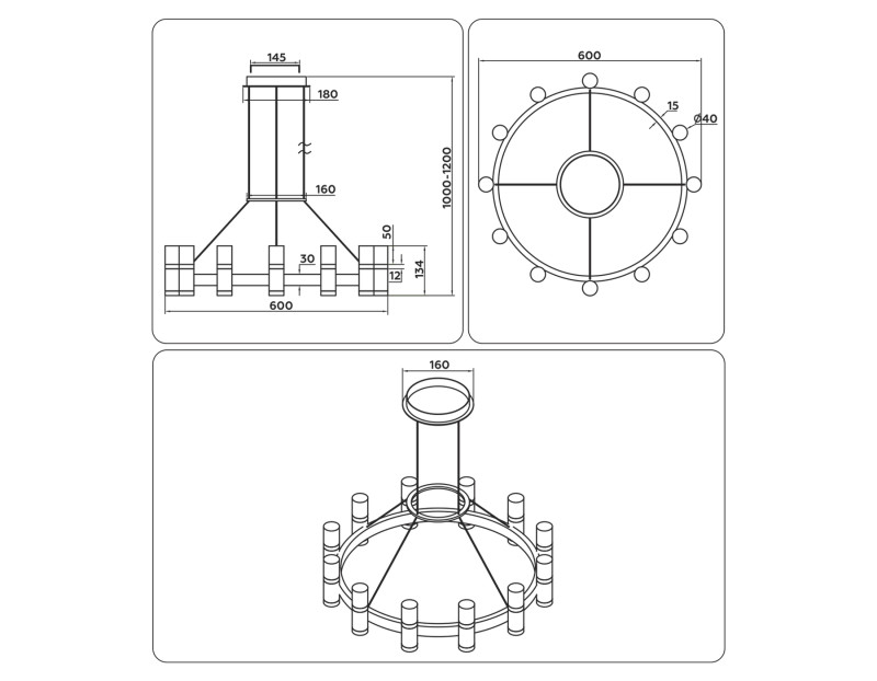 Подвесная люстра Ambrella Light FL6206