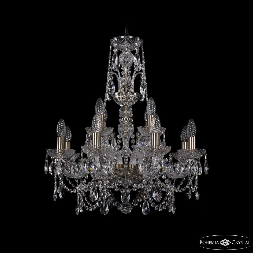 Люстра хрустальная 1411/8+4/195/XL-65 Pa