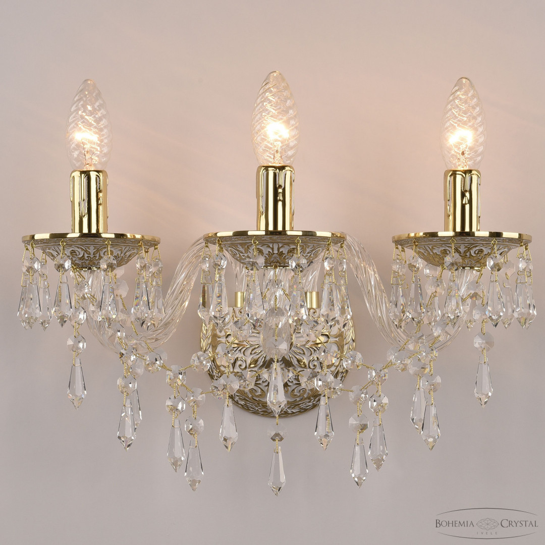 Бра хрустальные 16203B/3/141 GW Bohemia Ivele Crystal