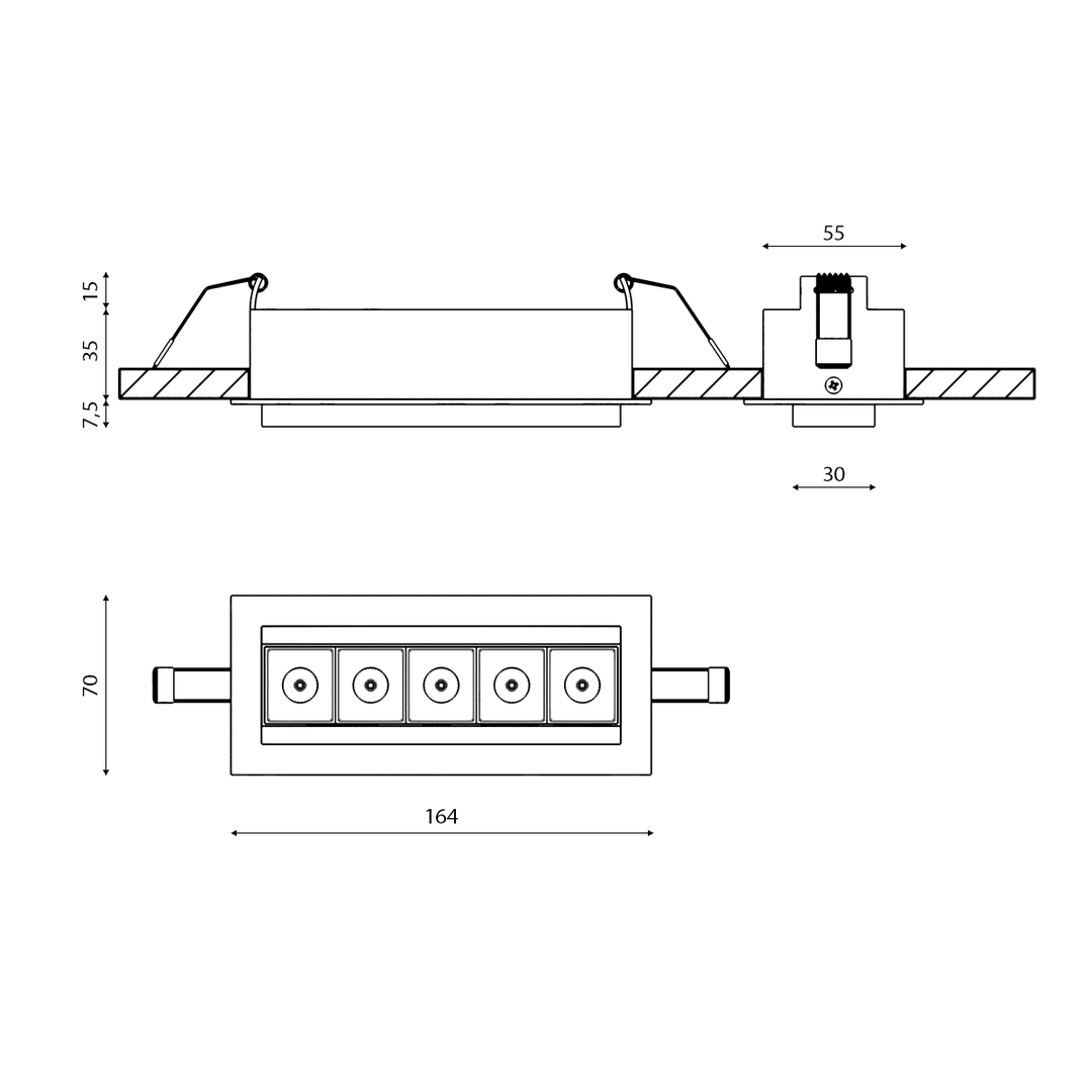 Светильник DesignLed DL-9398-5-WW