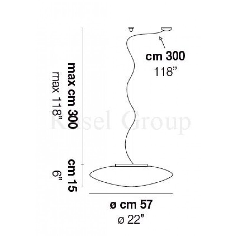 Подвесной светильник Vistosi SABA SP 60 D1