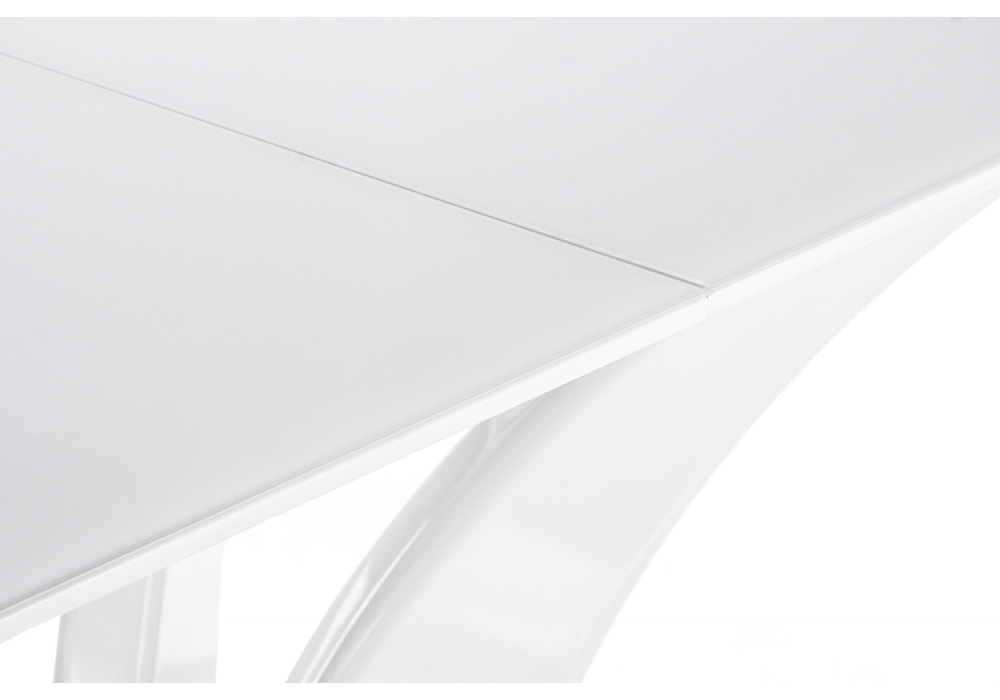 Стол стеклянный Woodville Horns 120 super white 11190