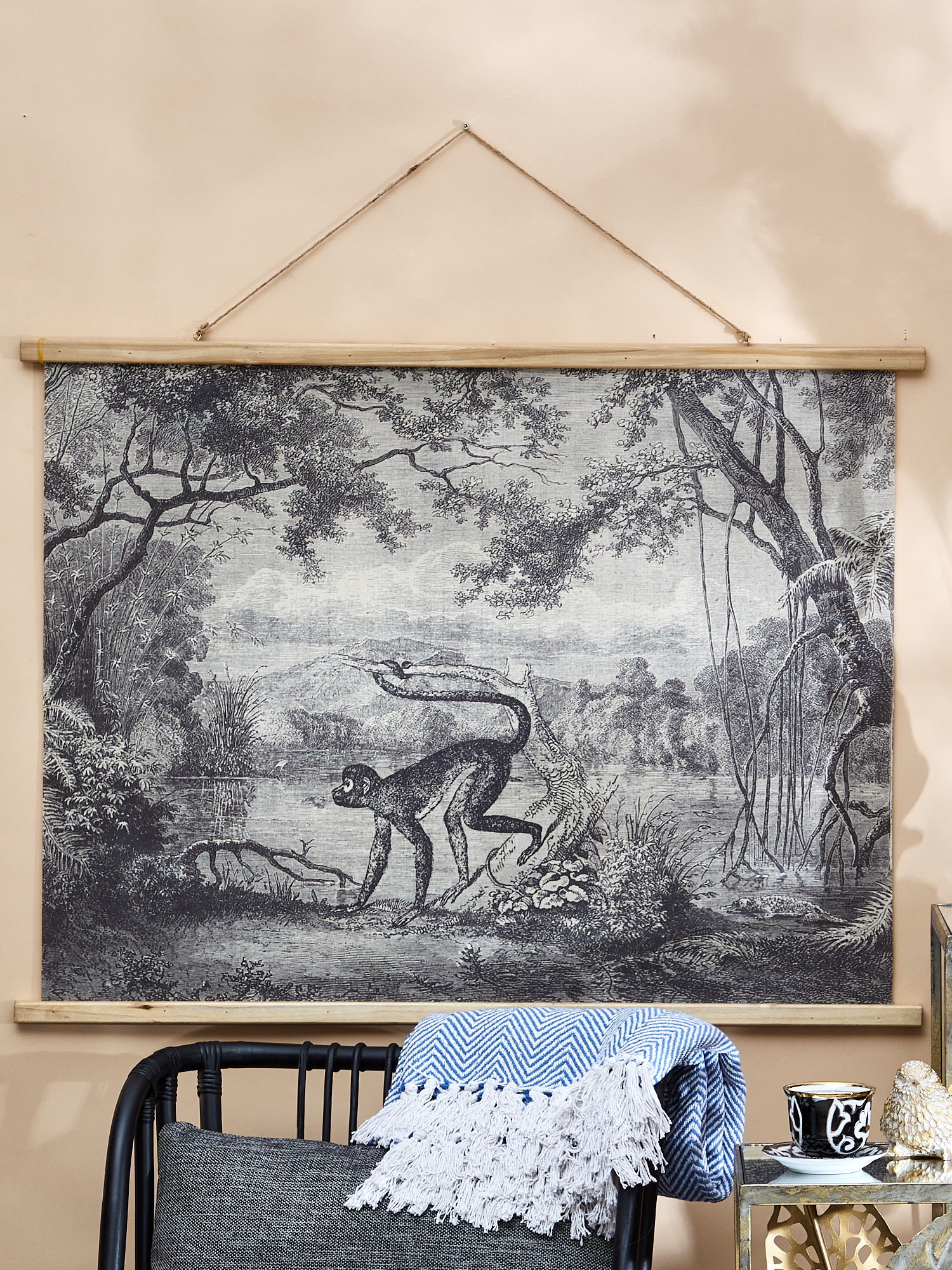 Картина подвесная "Обезьяна" Glasar 49-277