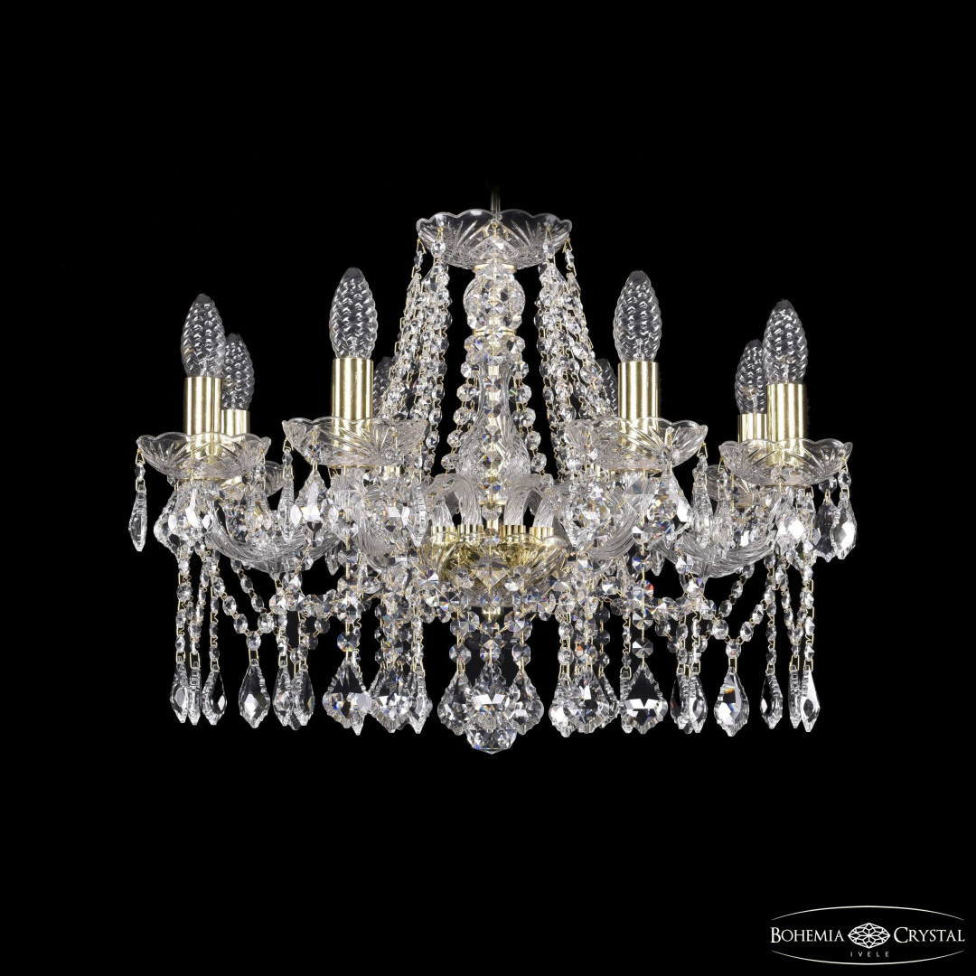 Люстра хрустальная 1413/8/200 G Leafs