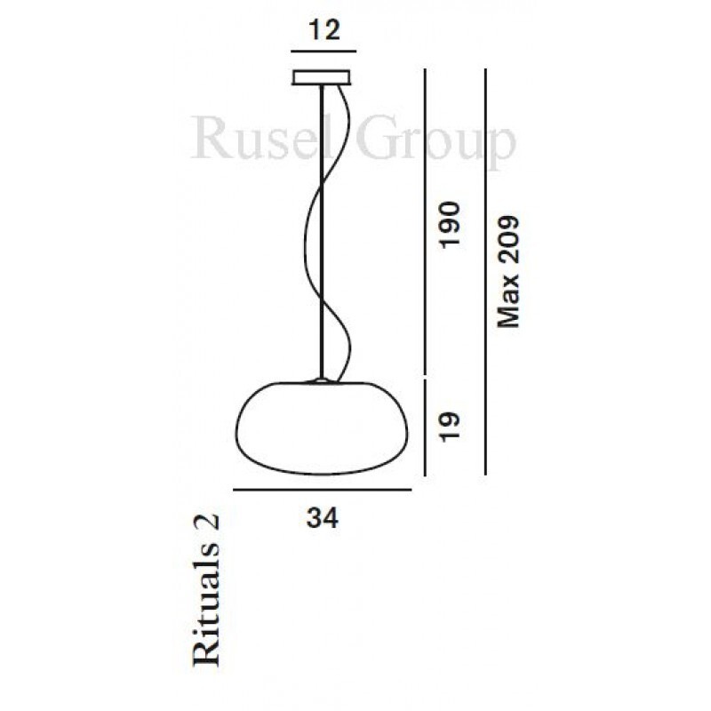 Подвесной светильник Foscarini Rituals 2 multi sospensione