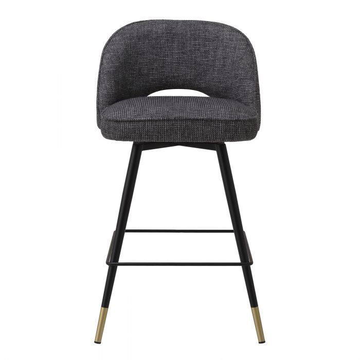 Полубарный стул Eichholtz Cliff rocat black set of 2 116203