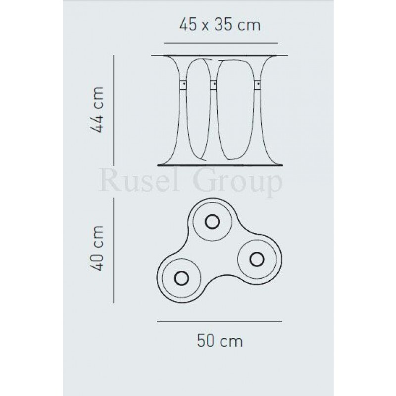 Потолочный светильник AXO LIGHT NAFIR PL 3