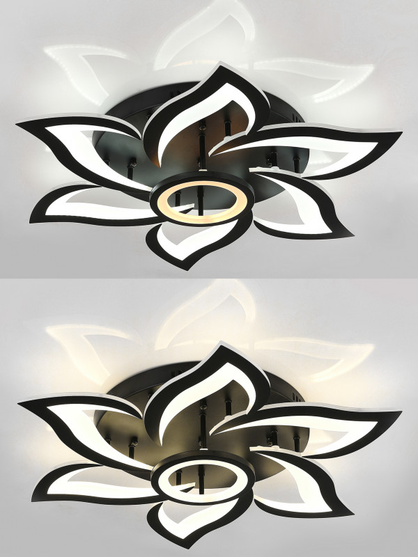 Накладная люстра Natali Kovaltseva HIGH-TECH LED LAMPS 82020 BLACK