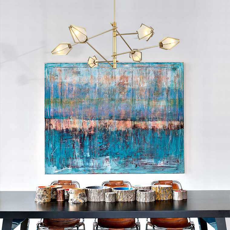 Люстра Harlow Spoke Chandelier White by ImperiumLoft
