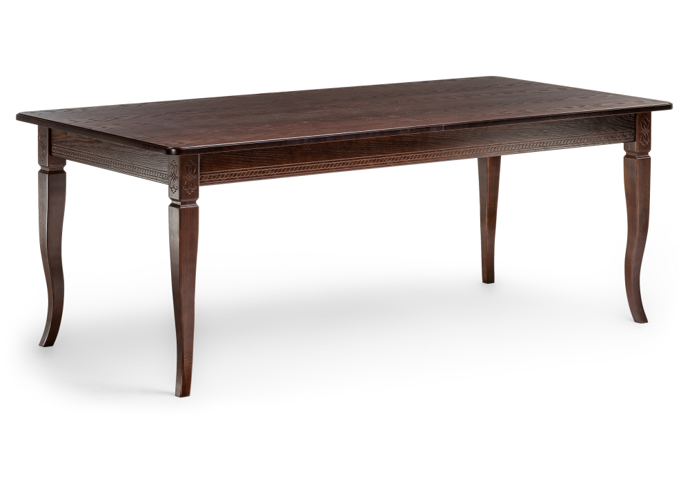 Стол деревянный Woodville Балмет орех темный 483907