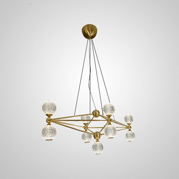 Подвесная люстра TRENTON L9 Gold by ImperiumLoft