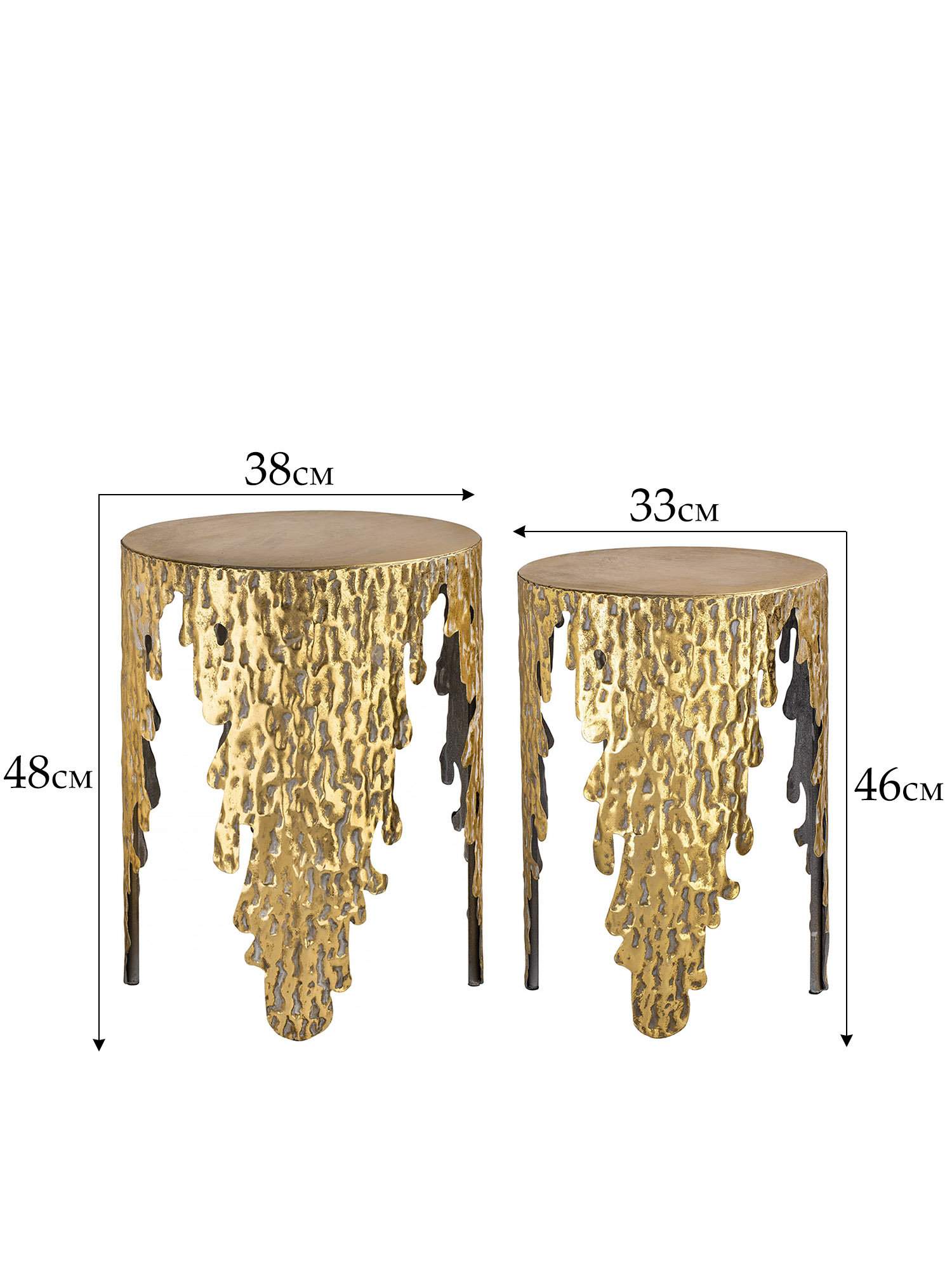 Столики интерьерные Уганда, набор Glasar 57-197