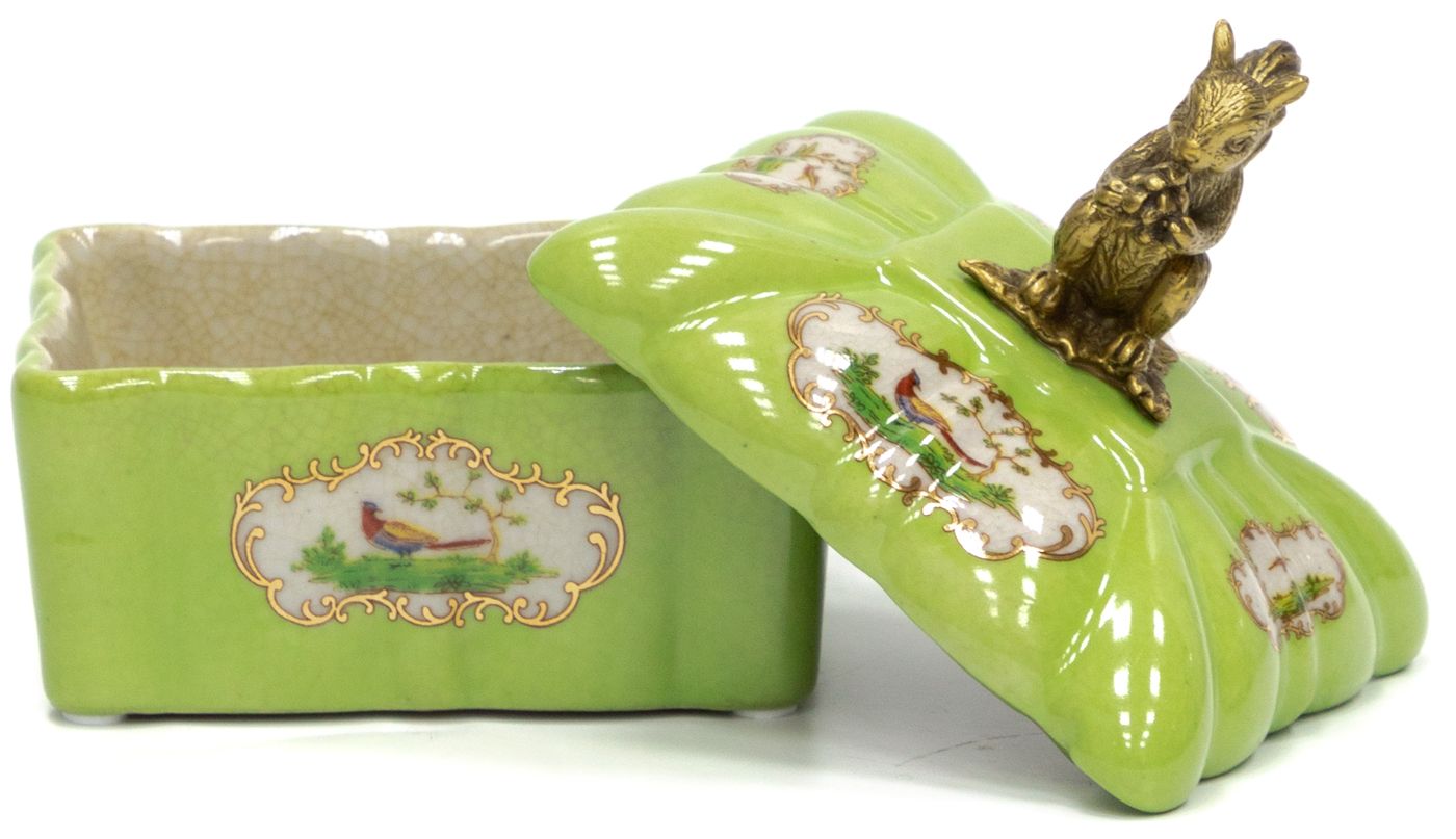 Шкатулка с белкой Glasar 31G2486/B933C/HLG0752