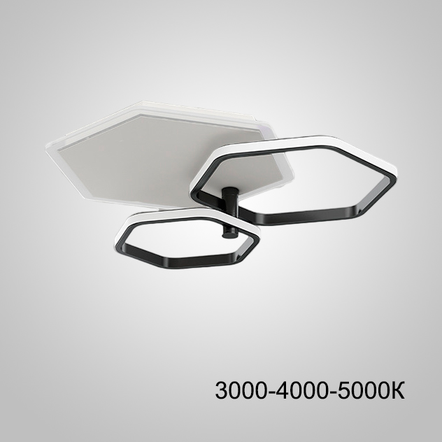 Потолочный светильник EDGON M Black Трехцветный свет by ImperiumLoft